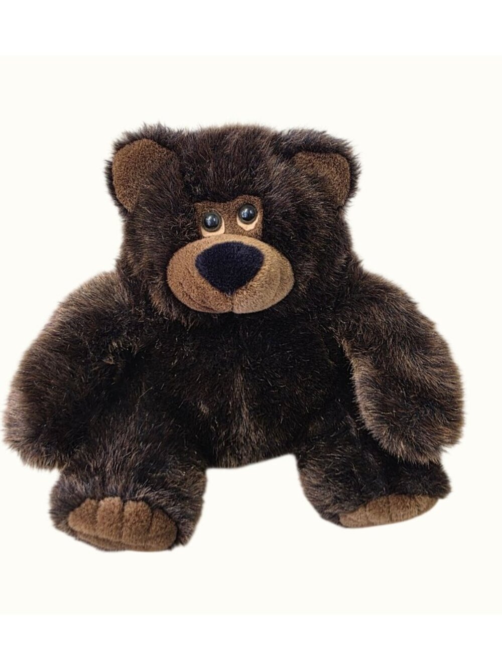 Vintage 1991 WEGO Brown Bear Plush 11” Fiesta Concession Co Stuffed Animal Teddy
